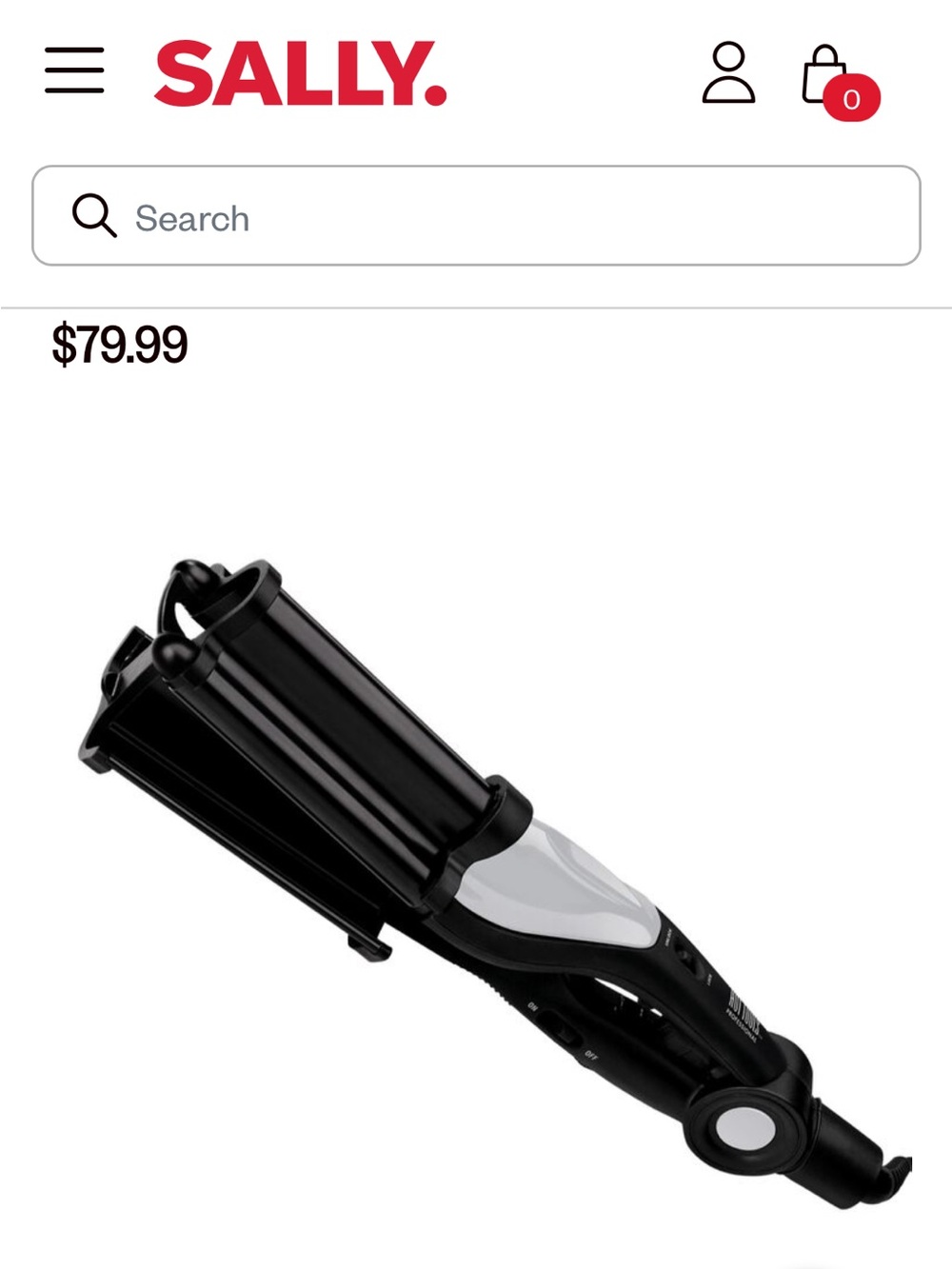 Hot Tools professional salon deep waver